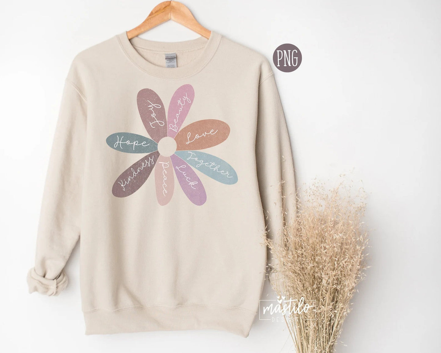 Daisy Flower PNG, Affirmation Png, Boho png designs, Boho Sublimation