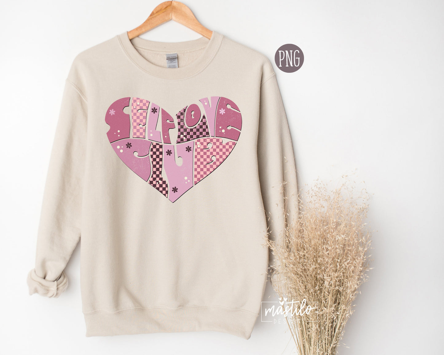 Self Love Club Png, Valentine's Day Png, Love Png, Heart Sublimation