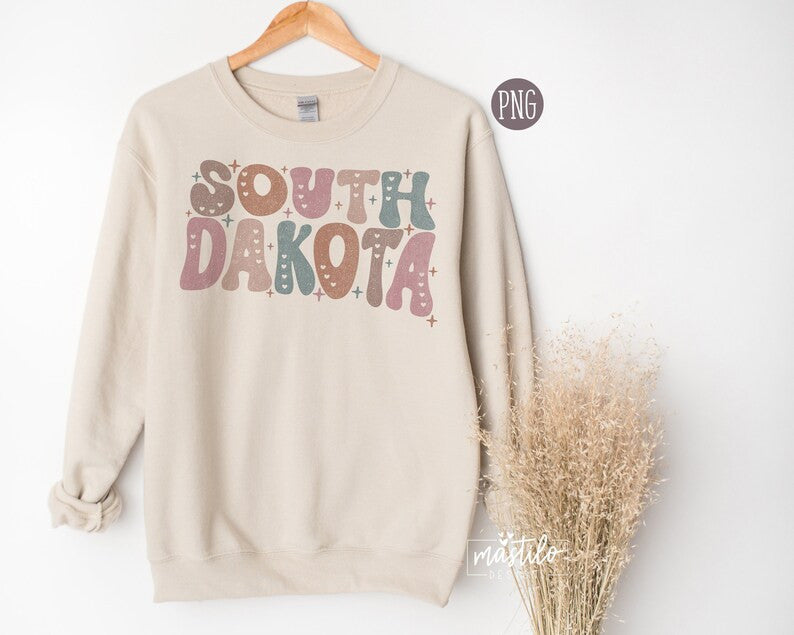 South Dakota Png, South Dakota State png, South Dakota Word Png