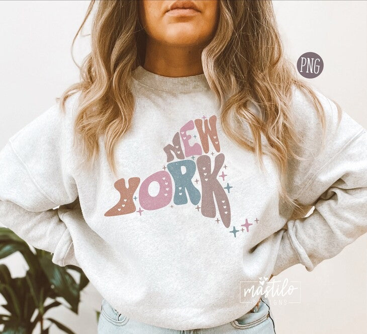 New York Png, New York State png, New York Word Png