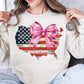 4th Of July Png, Distressed Coquette American Flag Png, USA Png Fourth Of July Png Patriotic Sublimation T-Shirt Print Digital File Download