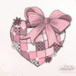 Coquette Valentine's Day PNG, Pink Bows Designs, Retro Png, Groovy Png
