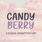 Mixed Notes Font, Candy Berry Hand-drawn Playful Font, Cute Font, Fun Font, Modern Font, Cricut Font