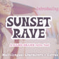 Hand Drawn Retro Font - Sunset Rave, OTF font, Handwritten font, Crafts font, Retro font