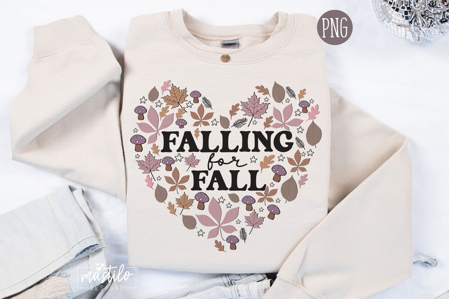 Fall Png, Fall Sublimation Designs, Falling For Fall Png, Fall Sublimations, Fall Leaves Heart Png