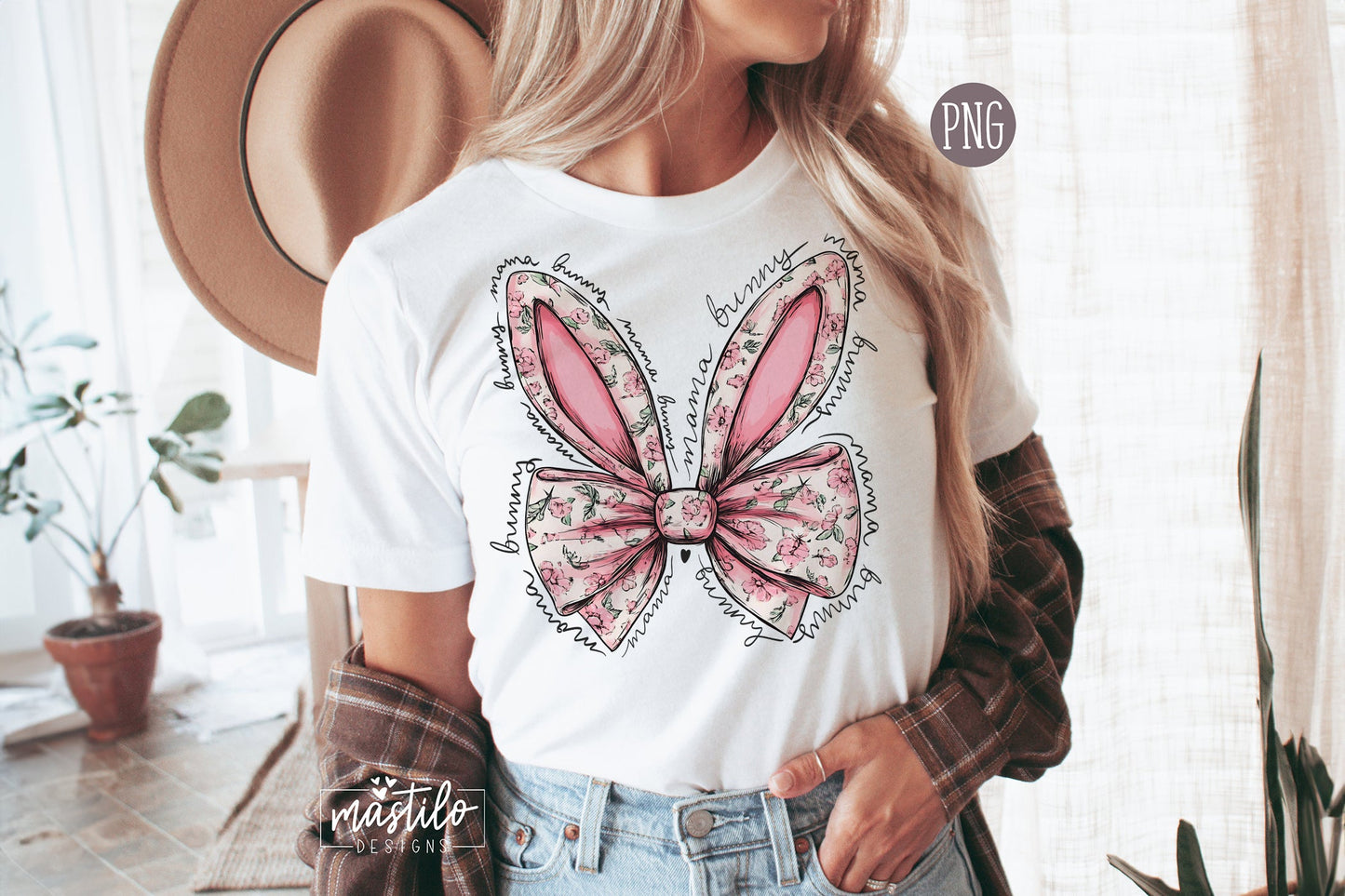 Coquette Easter, Mama Bunny PNG, Easter Mama Sublimation Png, Groovy Png, Easter Sublimation