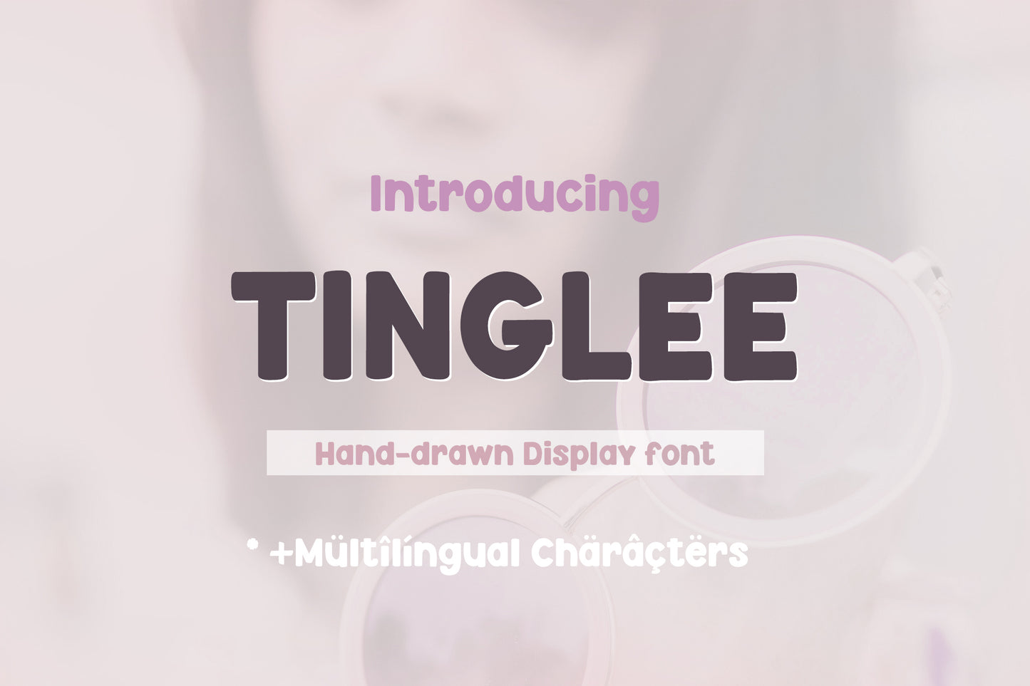 Hand Drawn Font - Tinglee, Quirky Bold Font, Craft Font, Playful Typeface