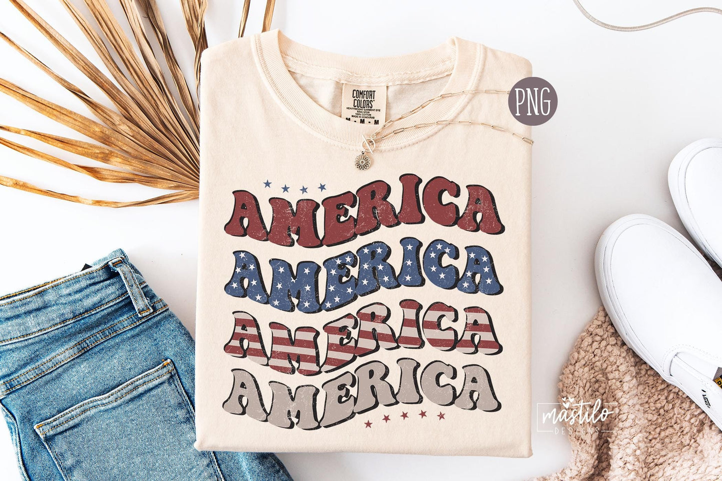 Retro America PNG, Fourth of July Png, Sublimation Design, 4th July Sublimation Png, Patriotic png, American png, Sublimation Designs