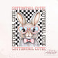 Retro Easter Bunny PNG, Vintage Happy Easter PNG, Funny Easter Bunnie Sunglasses Easter Holiday Sublimation Download, Cottontail cutie