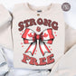 Coquette Canadian Girl png, Coquette Bows png, Canada Day sublimation, Canada Png, Strong and Free, Canadian Flag sublimation Designs