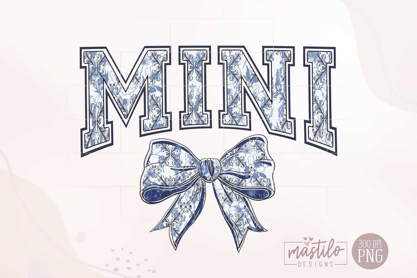 Mama Mini Chinoiserie Coquette PNG, Mama Coquette Bow Png, Retro Mama png, Mama Mini Png, Mama Shirt Png, Mama Mini Varsity Sublimation Png