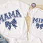 Mama Mini Chinoiserie Coquette PNG, Mama Coquette Bow Png, Retro Mama png, Mama Mini Png, Mama Shirt Png, Mama Mini Varsity Sublimation Png