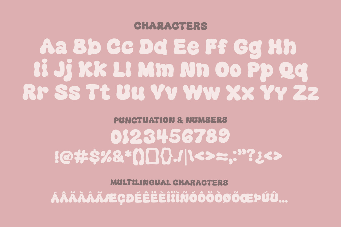 Sugar Daze Retro Font - Groovy Font, Bubble Font, Hippie Font, Cricut Fonts, Procreate Fonts, 70s Font