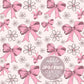 Coquette Girly seamless pattern, Trendy Bows Seamless Pattern, Girly pattern