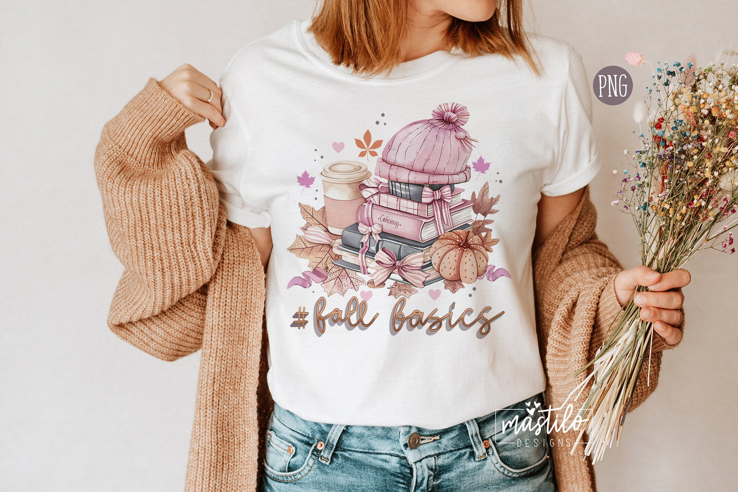 Fall Basics Coquette Png, Coquette Fall Sublimation Designs, Fall Basics Png