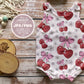 Summer Cherries and Bows Seamless Pattern, Coquette Girly seamless pattern