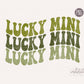 Lucky Mini Groovy PNG, St Patrick's Retro Png