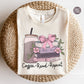Coffee Read Repeat Coquette Png, Trendy Books png, Pink Books