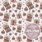 Christmas Gifts Seamless Pattern, Christmas Gifts, Ornaments, Seamless Pattern, Christmas Seamless Pattern for fabric