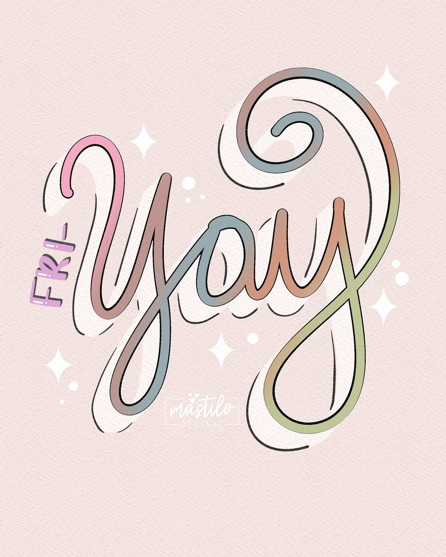 Procreate Brush, Shadow Outline Procreate Brush, Monoline Shadow Procreate Brush, Lettering Brush for Procreate