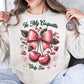 In My Coquette Girl Era PNG Sublimation Design, Coquette Cherry Png