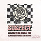 Suspect Claims Funny Sarcastic Mom PNG Sublimation Design, Tatoo Lover Png