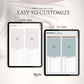 PLR Weight Loss Journal, Plr Fitness Journal, Editable Canva Journal Template