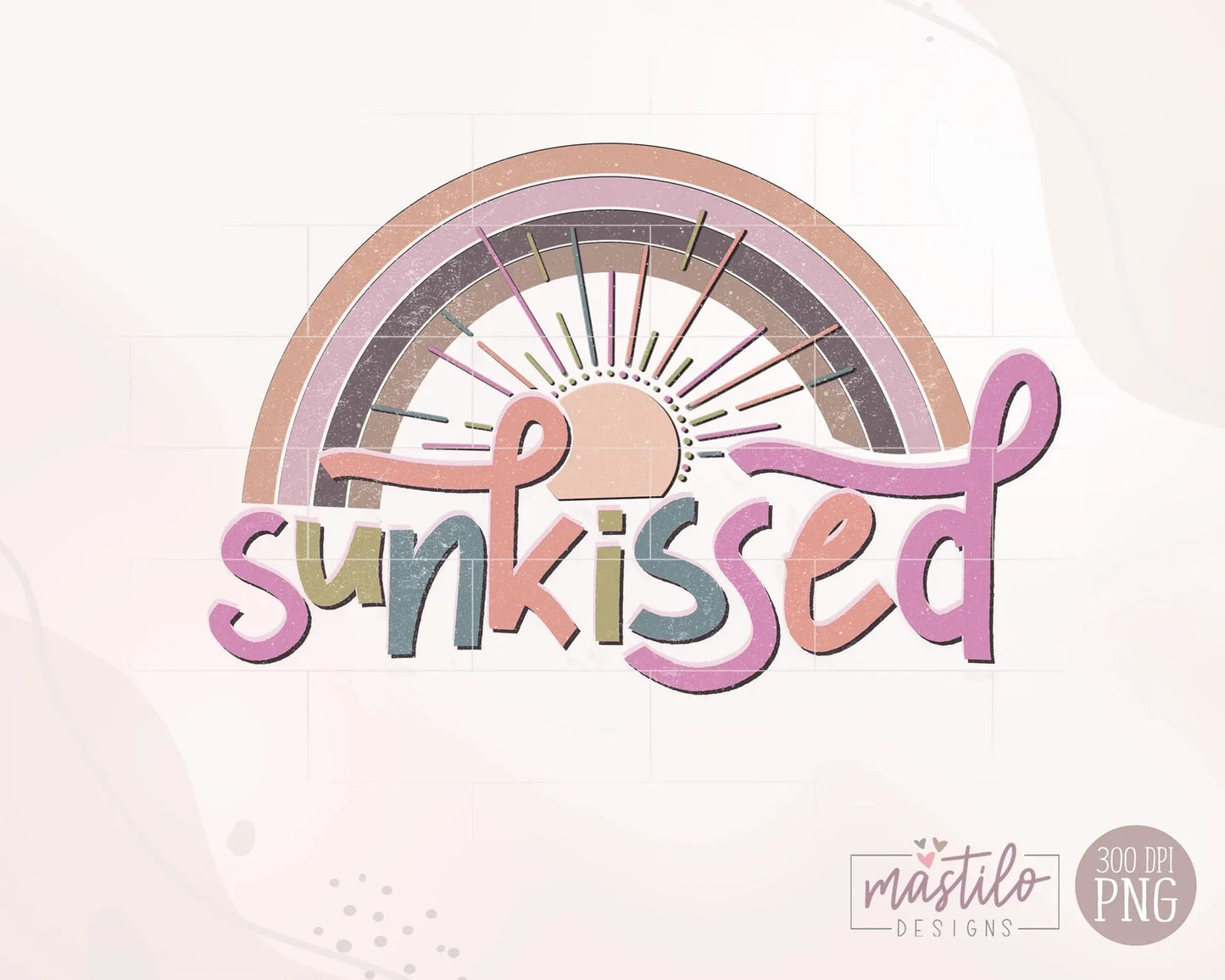 Sunkissed png, Summer Sublimation downloads, Retro png designs