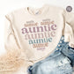 Auntie Png, Aunt PNG, Auntie Sublimation PNG, Stacked Auntie sublimation PNG