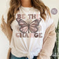 Be The Change Boho Sublimation PNG, Butterfly sublimation Design
