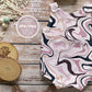 Psychedelic Marble Swirls Geometric Pattern, Liquid Marble Seamless Pattern