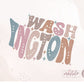 Washington Png, Washington State png, Washington Word Png