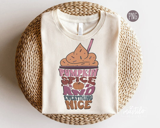 Pumpkin Spice Png, Pumpkin Spice Latte, Fall Groovy Png