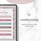 Undated Digital Planner Goodnotes, Digital Planner for Ipad
