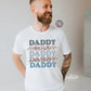 Daddy Retro Png, Daddy Distressed Stacked png, Sublimation designs