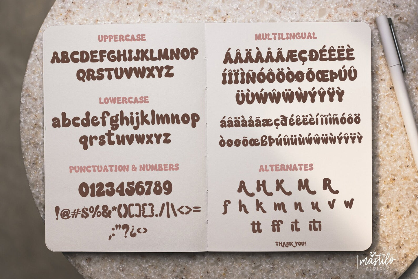 The Lucky Break - Modern Font, Groovy Display Font, Procreate Fonts, Boho Font