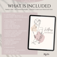 PLR Self Care Planner, Editable Canva Planner Template, Planner for Resell