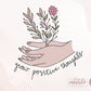 Grow Positive Thoughts png, Sublimation downloads