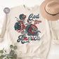 America Sublimation Design, God Bless America Png, Independence Day