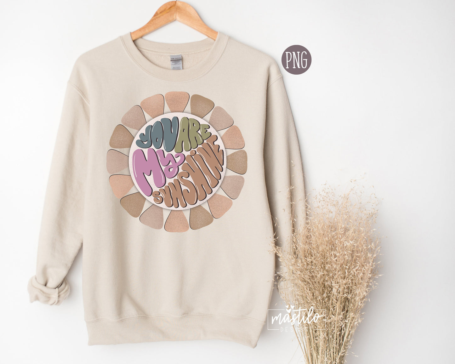 You Are My Sunshine Retro Png, Retro Png, Retro Sublimation Designs