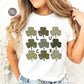 St Patricks Day Clovers, Shamrock, Retro St Patrick's Day Png