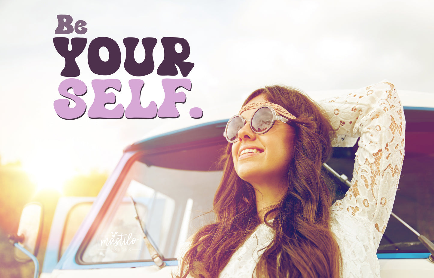 Nostalgia, Modern Retro Font, Hippie Fonts, Groovy Font Retro Font for Procreate