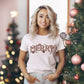 Merry Retro Png, Christmas Sublimation Designs