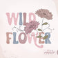 Wildflower png, Sublimation downloads, Boho png designs