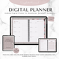 Undated Digital Planner Goodnotes, Digital Planner for Ipad