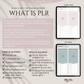 PLR Weight Loss Journal, Plr Fitness Journal, Editable Canva Journal Template