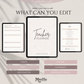 Teacher Planner, PLR Digital Planner, Editable Canva Planner Template, PLR