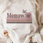 Retro Memaw sublimation Design, Vintage Memaw Graphic