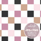 Halloween Checker Seamless Pattern, Fall Multi Color Checker Seamless Repeat