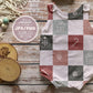 Christmas Multi Color Checker Seamless Repeat, Christmas Checker